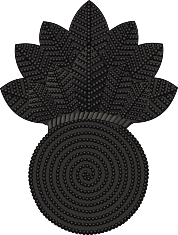 USMC Bursting Bomb Insignia - Black