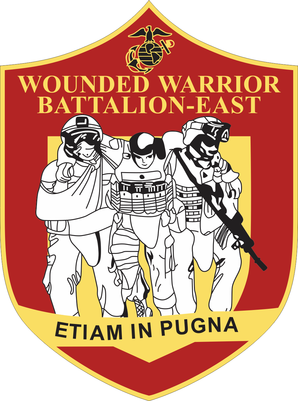 USMC Wounded Warriors Battalion East Decal