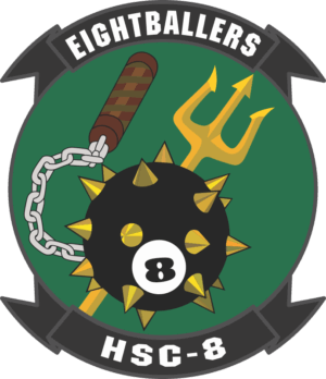 HSC-8 EightBallers Squadron Decal
