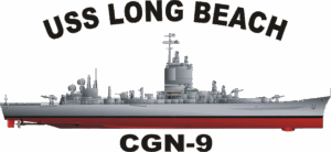 Long Beach Class Nuclear Guided Missile Cruiser CGN Decal