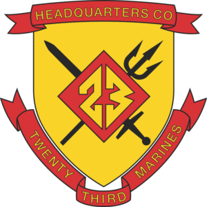 Headquarters Company 23rd Marines Decal
