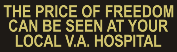 Price of Freedom VA Decal