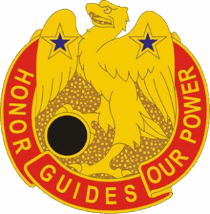 558th Artillery Group DUI Decal