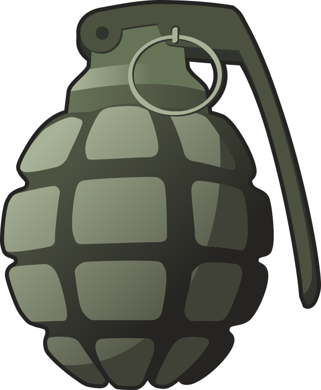 Hand Grenade Decal