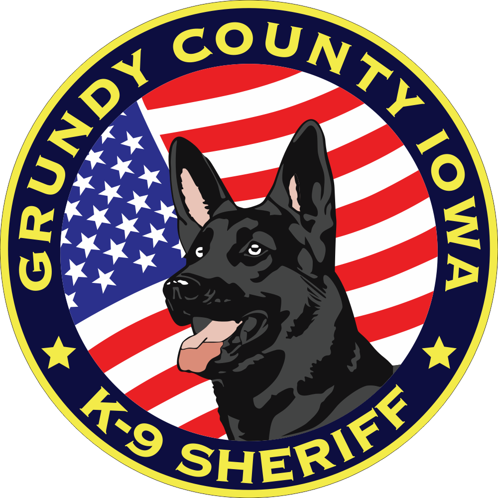 Grundy County Iowa K-9 Sheriff Decal
