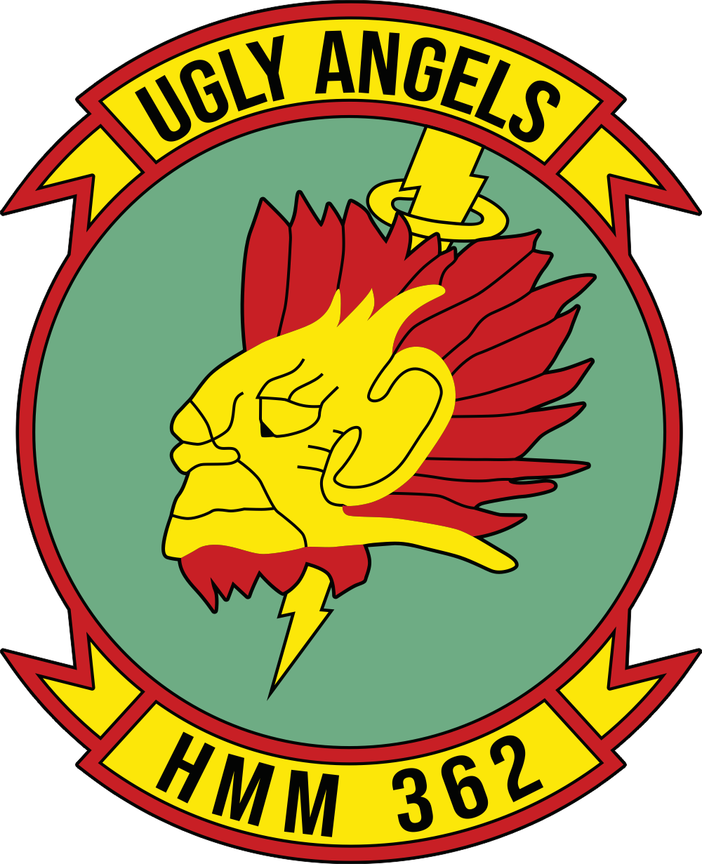 HMM-362 Marine Medium Helicopter Squadron (v2) Decal