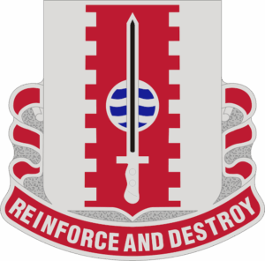 386th Engineer Battalion DUI Decal
