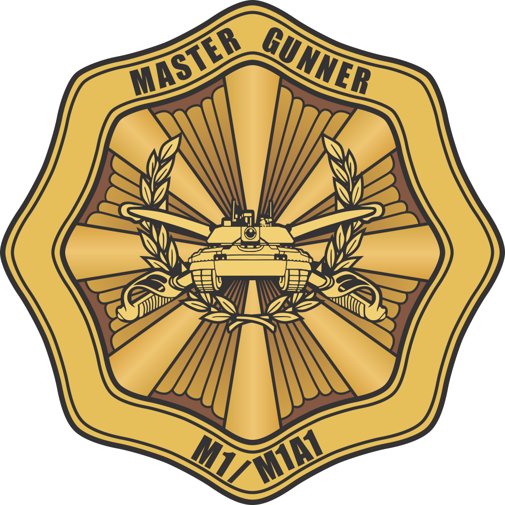 Master Gunner M1-M1A1 Decal