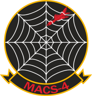 MACS-4 Marine Air Control Squadron 4 Decal