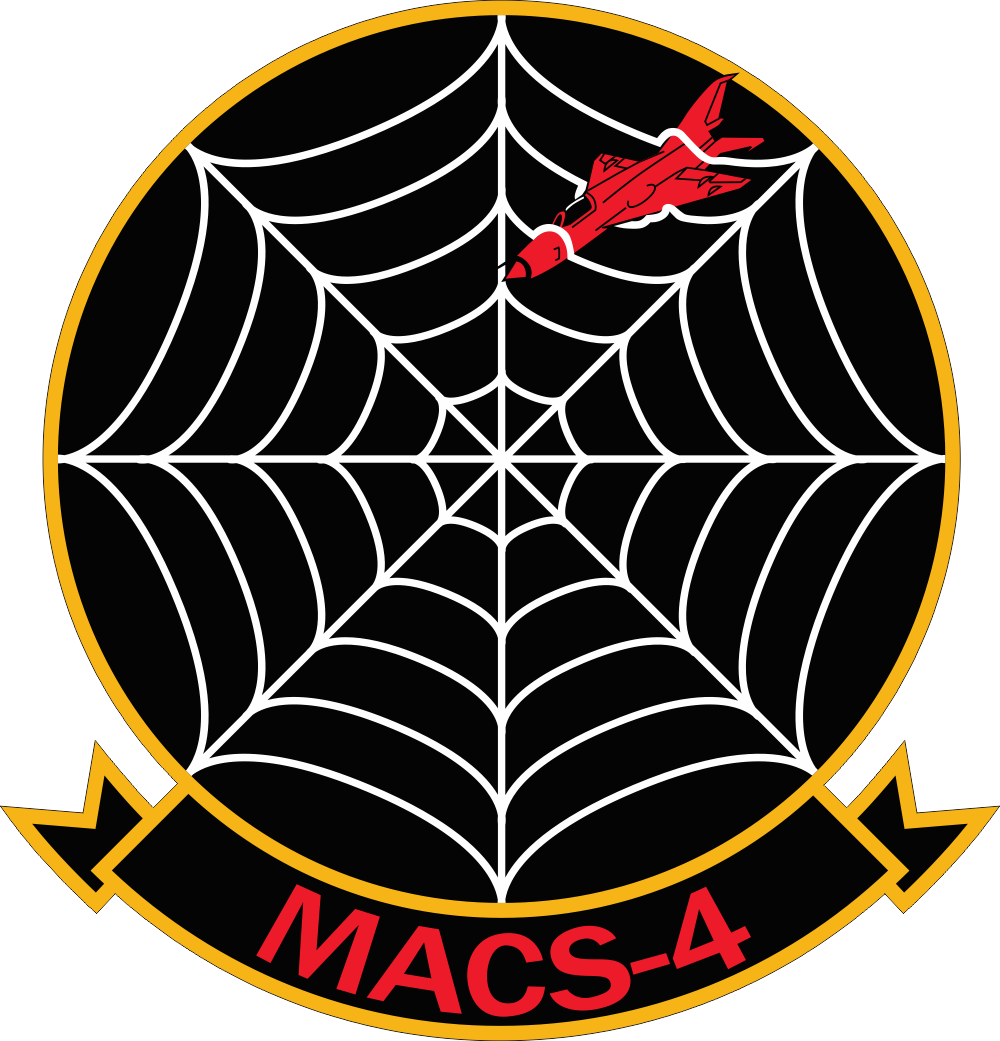 MACS-4 Marine Air Control Squadron 4 Decal