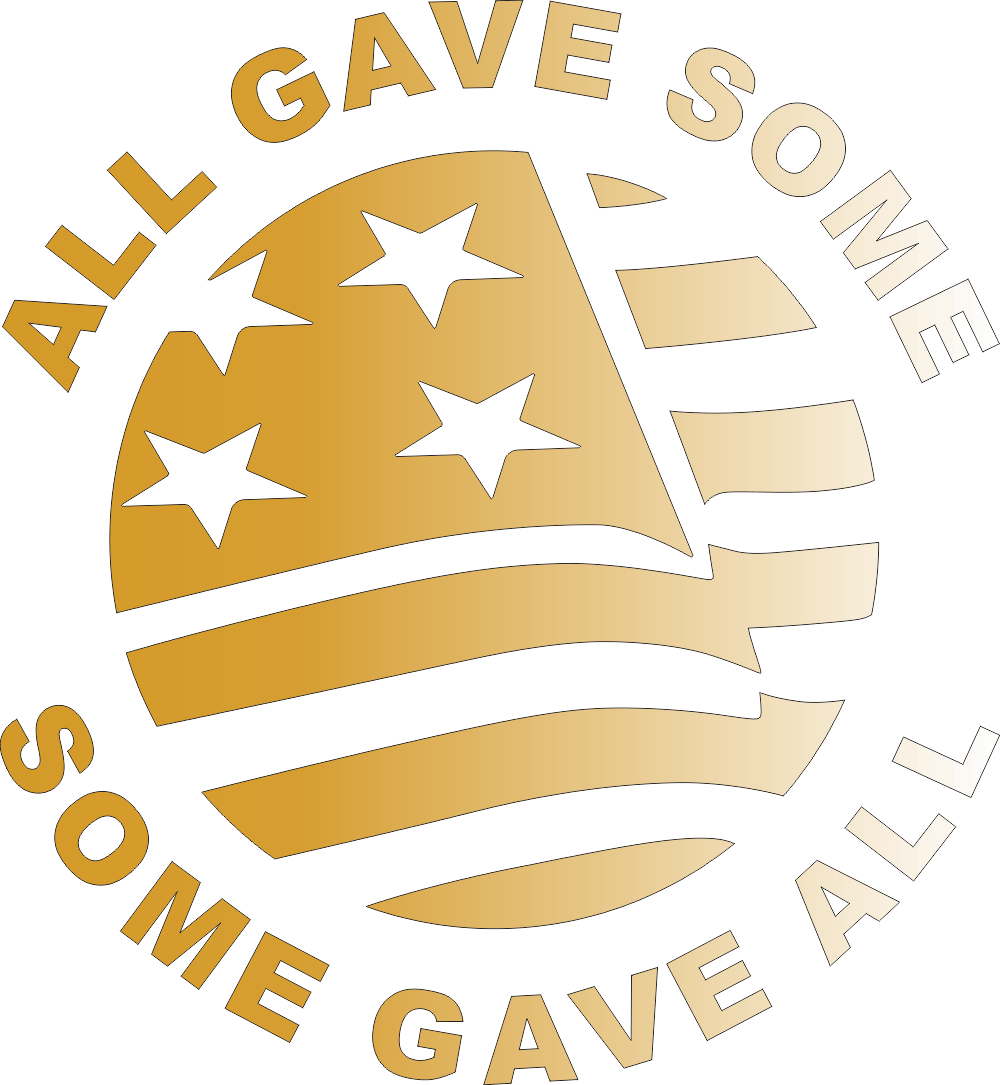 KIA-WIA All Gave Some – Some Gave All Round Flag Decal