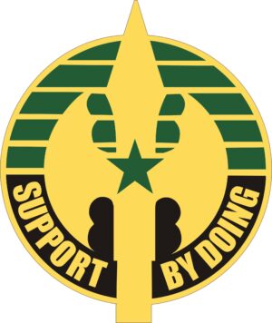 220th Military Police Brigade DUI Decal