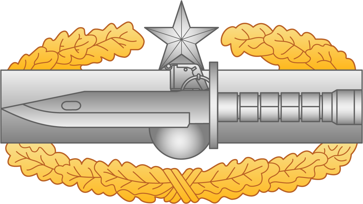 Master Combat Action Badge – Second Award Decal