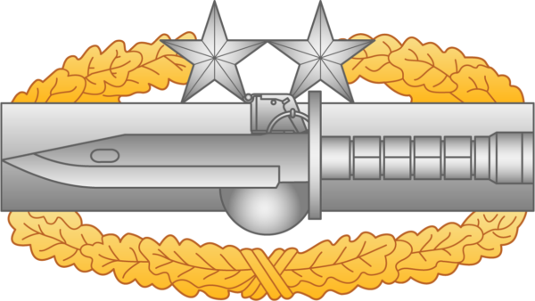 Master Combat Action Badge - Third Award Decal