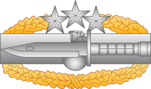 Master Combat Action Badge - Fourth Award Decal
