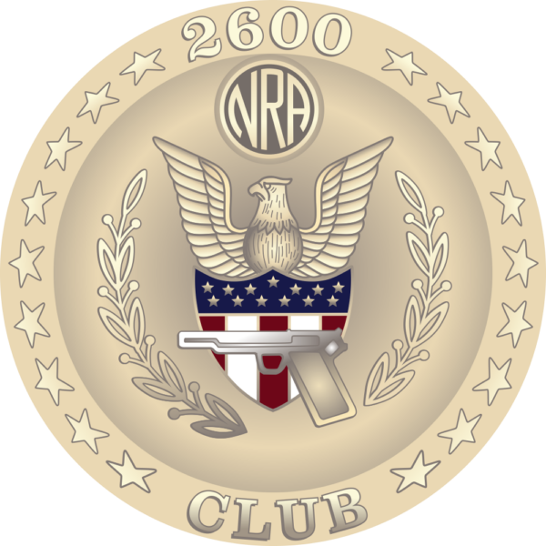 2600 Club Precision Pistol Badge Decal