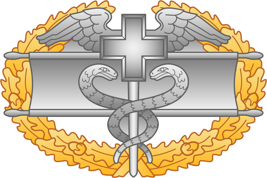 Master Combat Medical Badge Decal