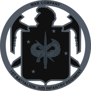 1st Battalion 32nd Regiment War Company Decal