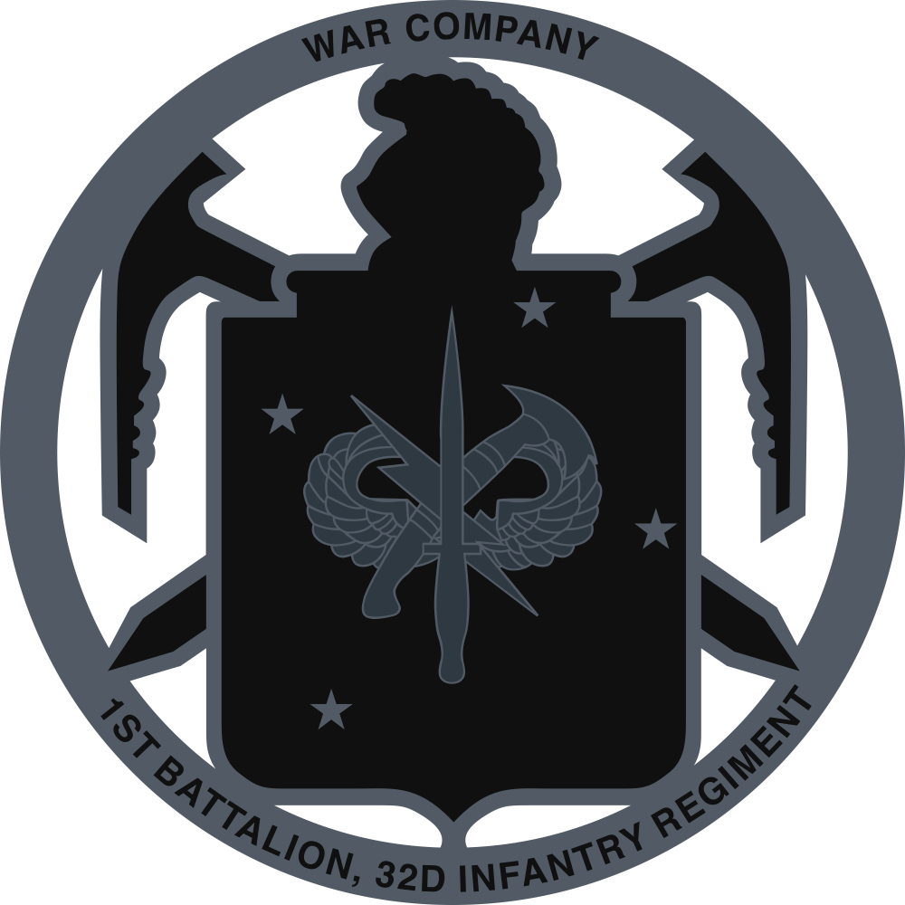 1st Battalion 32nd Regiment War Company Decal