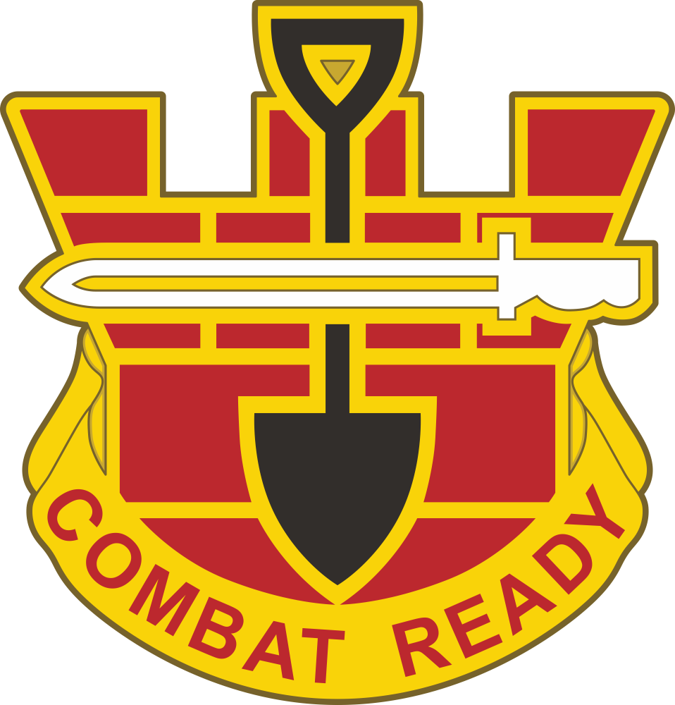 130th Engineer Brigade DUI Decal