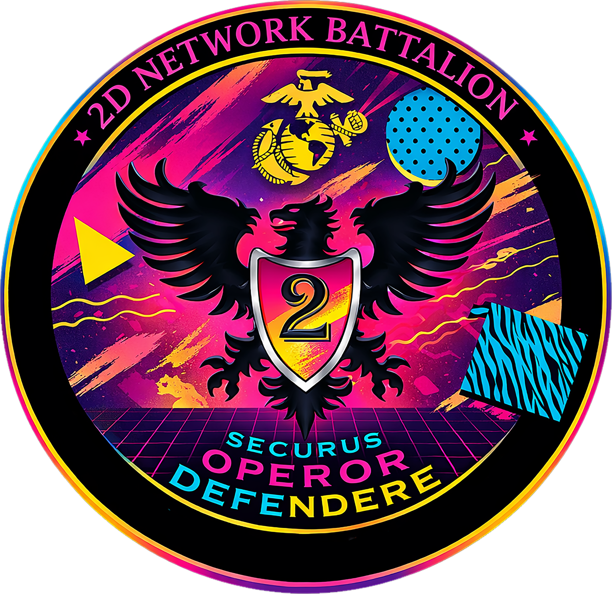 USMC 2nd Network Battalion Decal