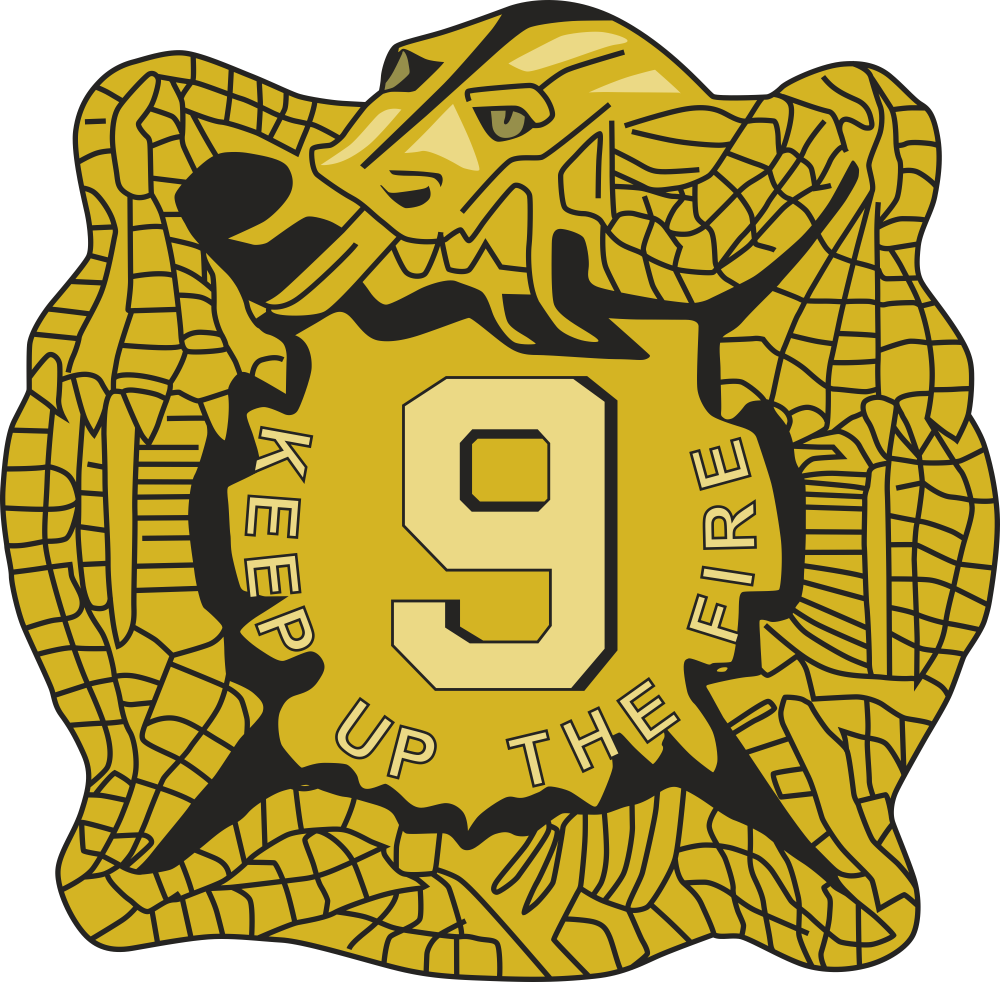 9th Infantry Regiment DUI Decal
