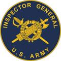 Inspector General Branch Plaque Decal