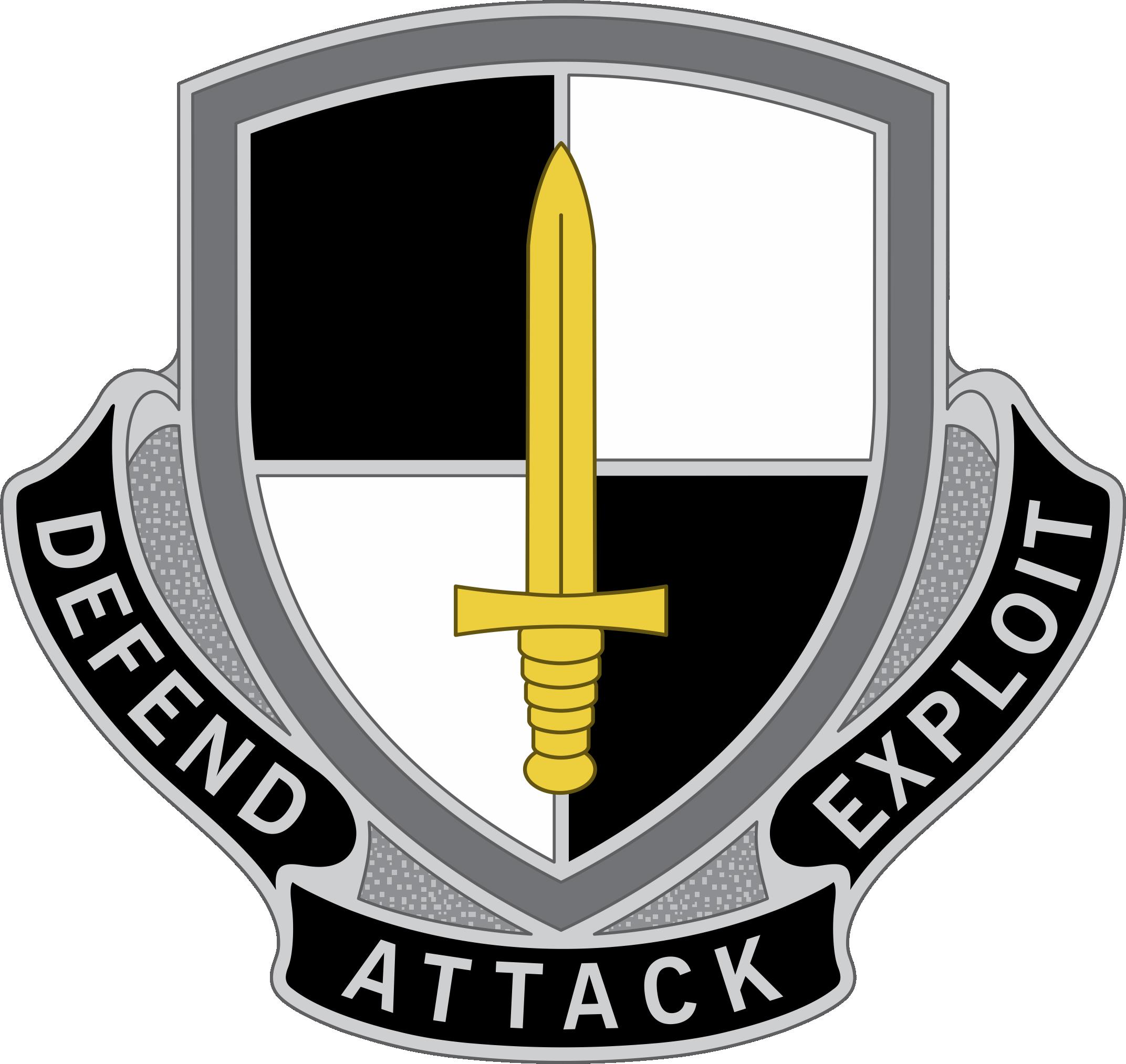 Cyber Corps Regimental Insignia DUI Decal
