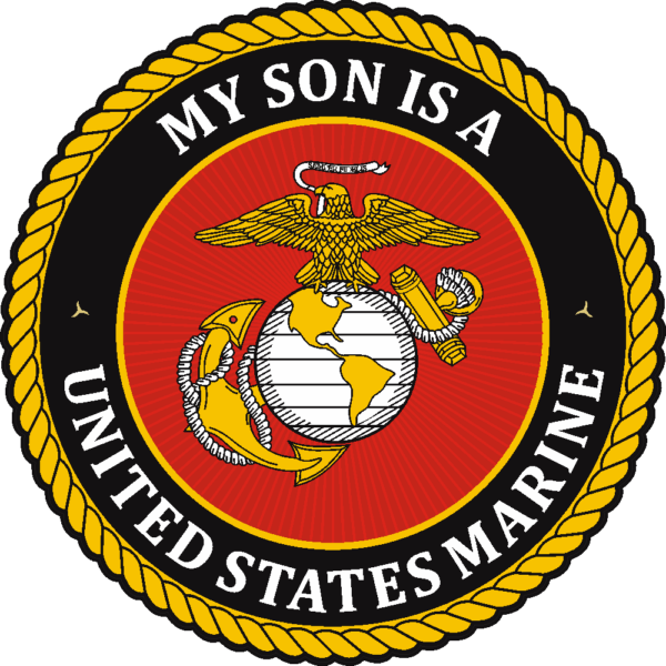 USMC Seal - My Son is a US Marine