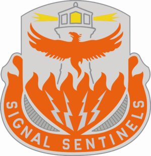 156th Signal Battalion DUI Decal