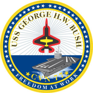 USS George H W Bush CVN-77 Decal