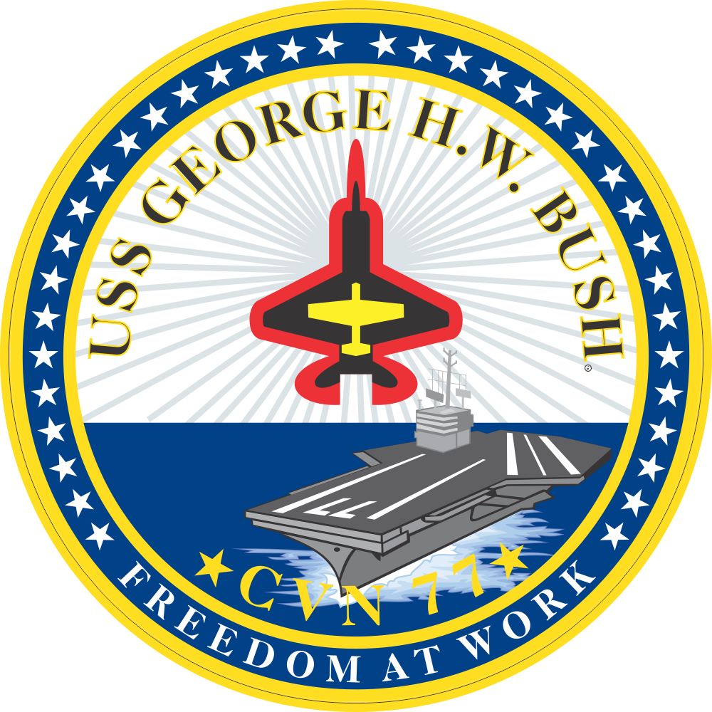 USS George H W Bush CVN-77 Decal