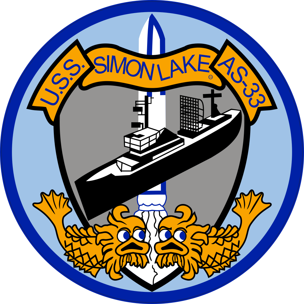 USS Simon Lake AS-33 Decal