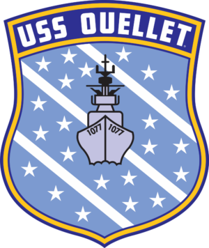 USS Ouellet FF-1077 Decal