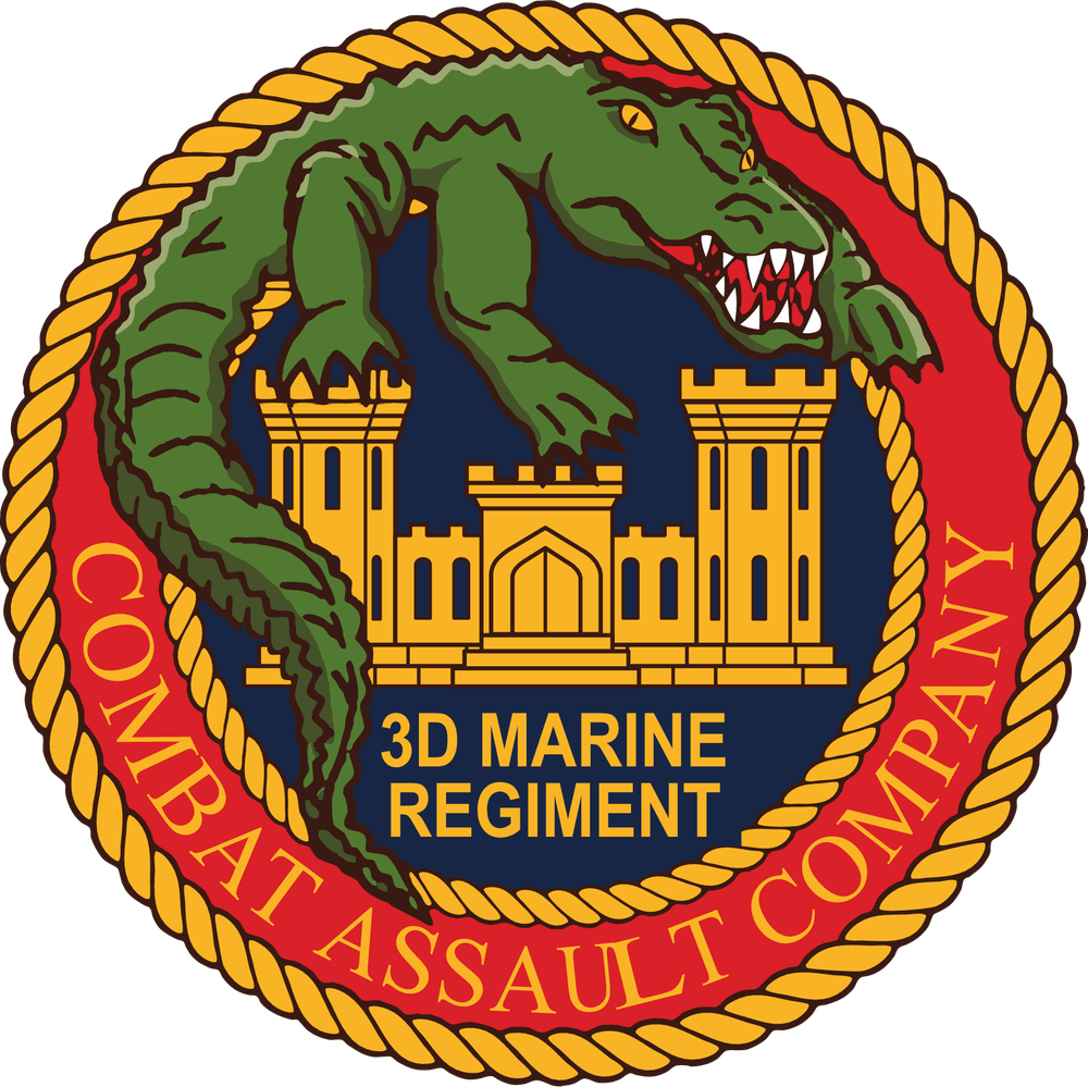 3rd Marine Regiment Combat Assault Company Decal