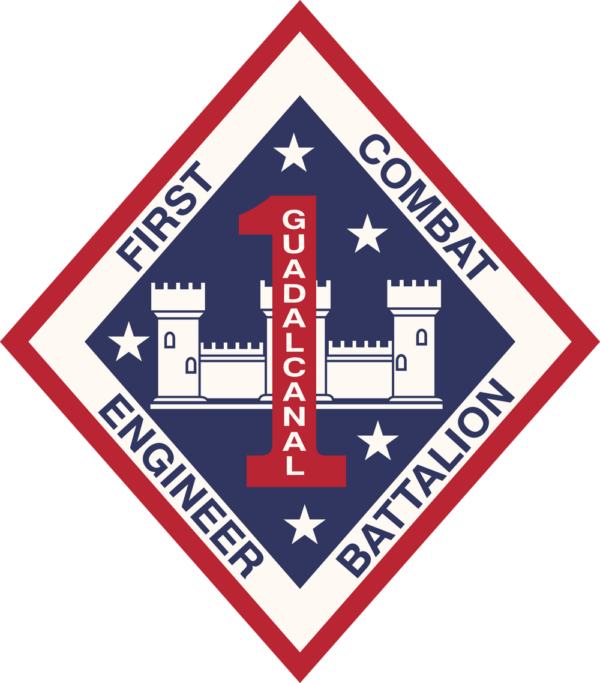 1st Combat Engineer Battalion Guadalcanal Decal